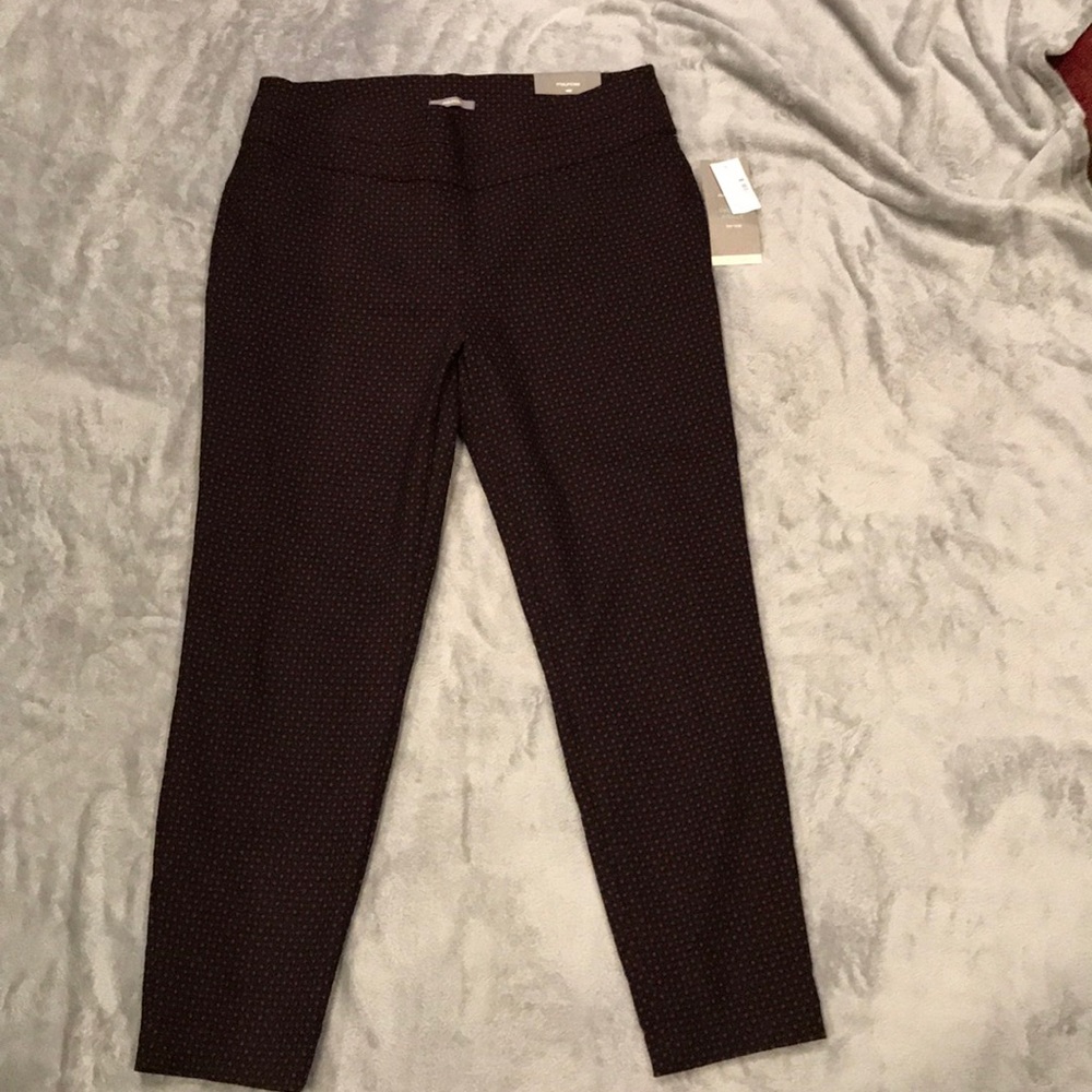 Skinny Ankle Pull on Dress Pants